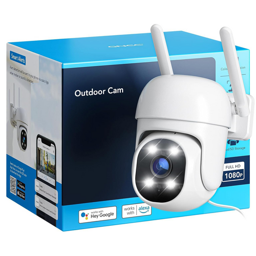 GK2 1080P Cámara de seguridad para exteriores (Osaio-App)