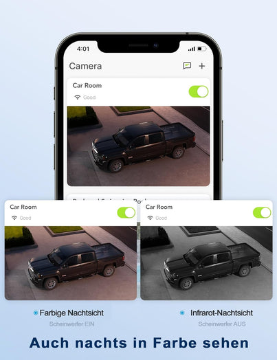 GK2 1080P Cámara de seguridad para exteriores (Osaio-App)