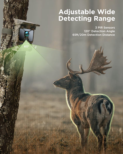 CY95 Full HD 4K 40MP Cámara Wlan de Caza con Tarjeta SD