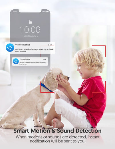 Victure PC420 Pro Baby Monitor Pet Cámara WiFi (Osaio APP)